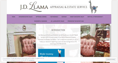 Desktop Screenshot of jdllamaestates.com